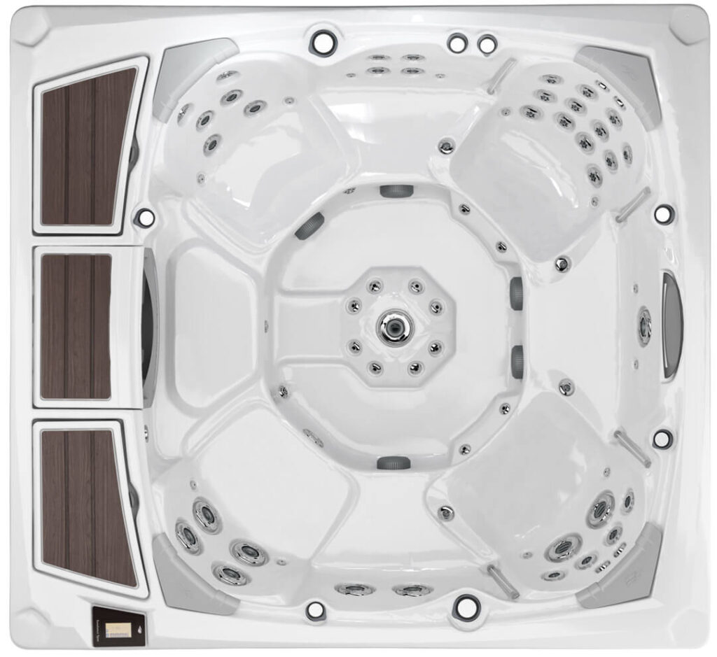 Sundance 980 kingston Porcelain top view