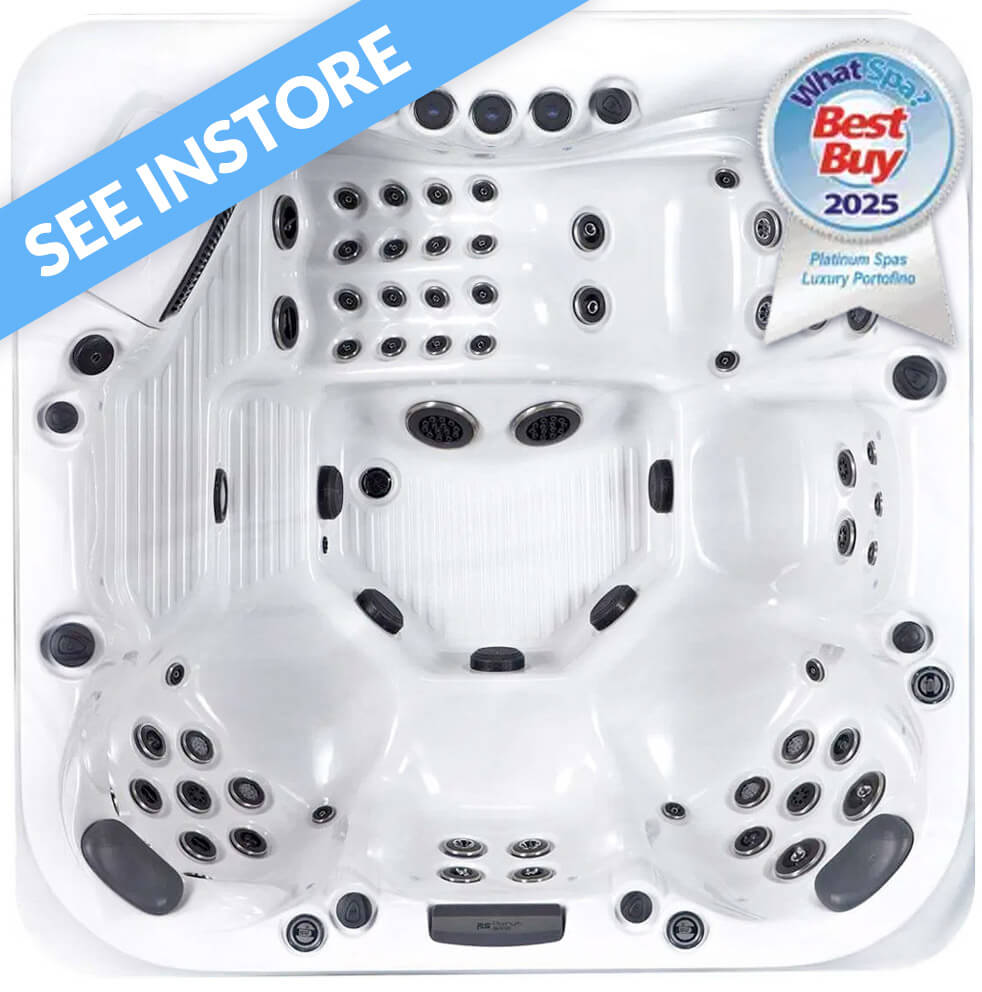 Hot tub Luxury range Portofino top view BB INSTORE