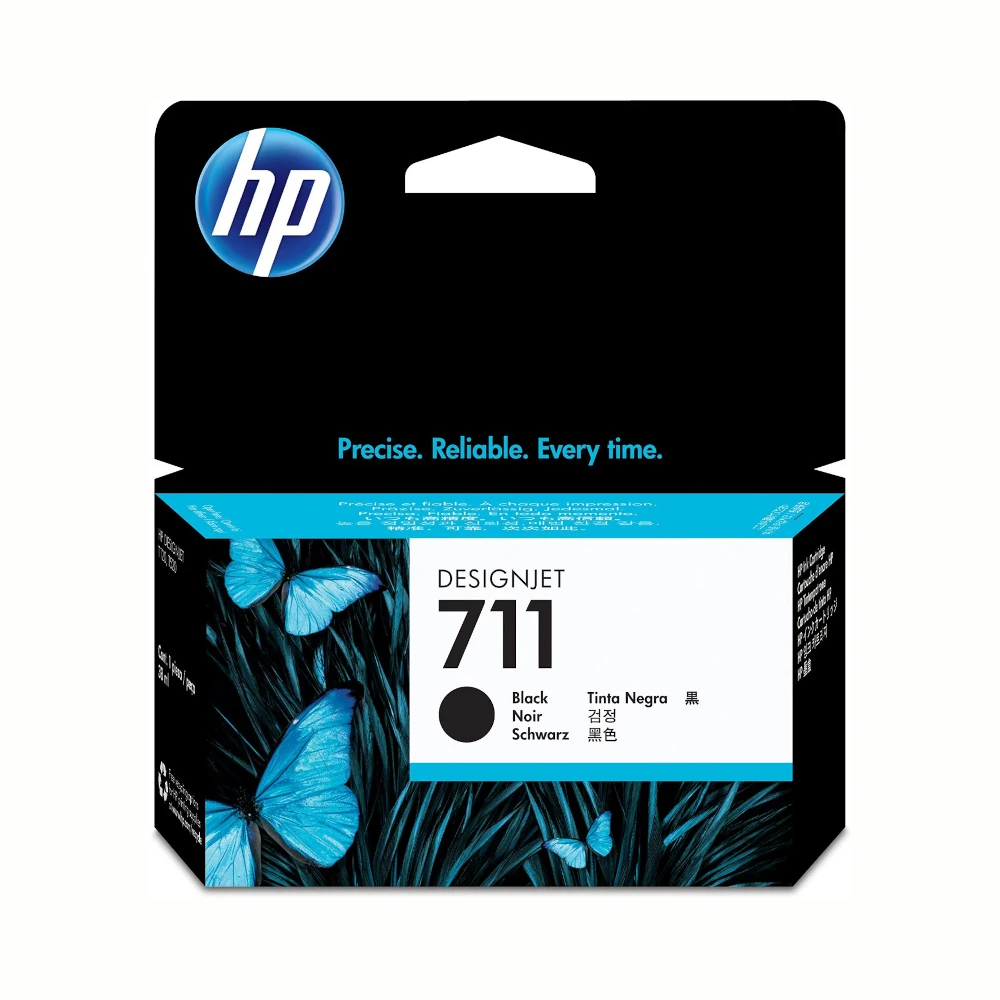 HP 711 Black 38ml Original Printer Ink Cartridge (CZ129A) by Ink Cartridges Ireland