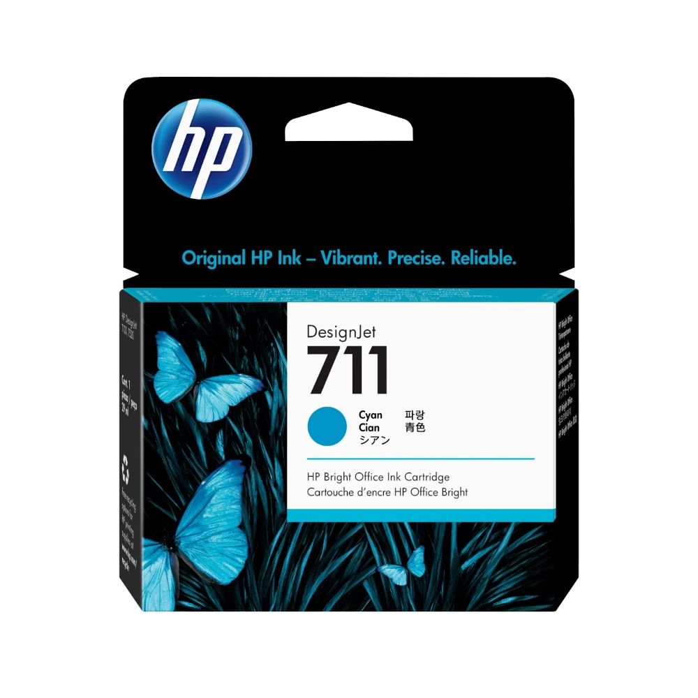 HP 711 Cyan Original Printer Ink Cartridge (CZ130A) by Ink Cartridges Ireland