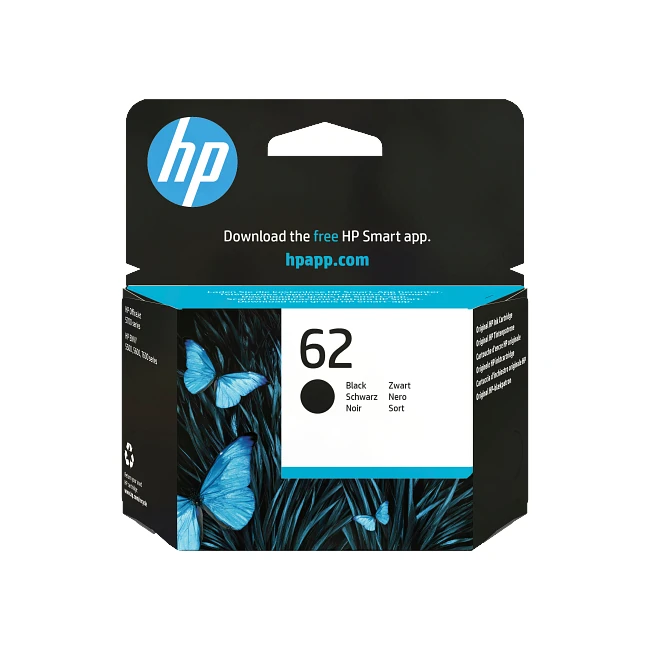HP 62 Black Original Printer Ink Cartridge (C2P04AE) by Ink Cartridges Ireland