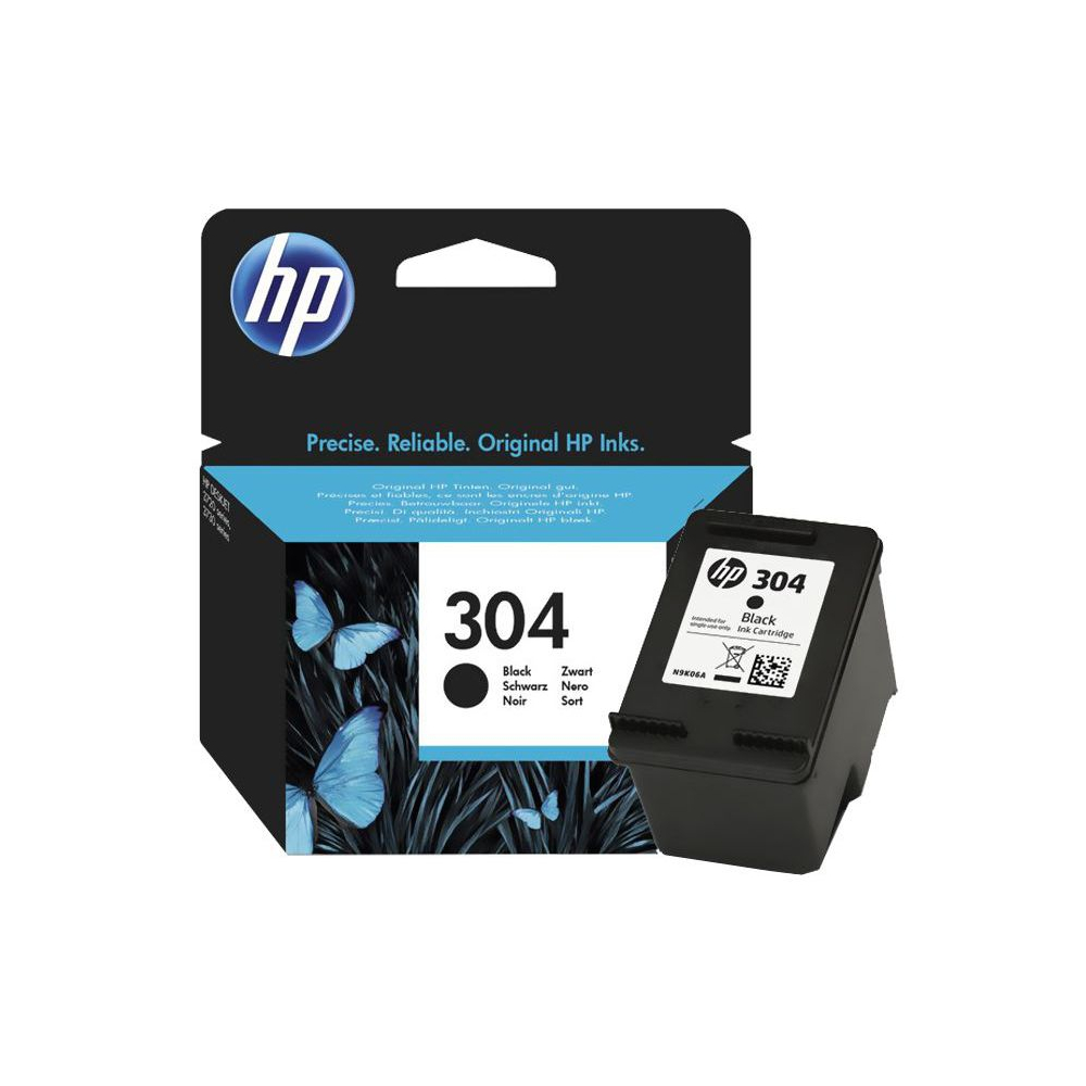 HP 304 Black Ink Cartridge Original