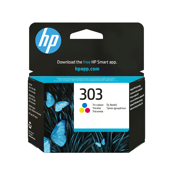 HP 303 Colour Printer Ink Cartridge Original (T6N01AE) by Ink Cartridges Ireland