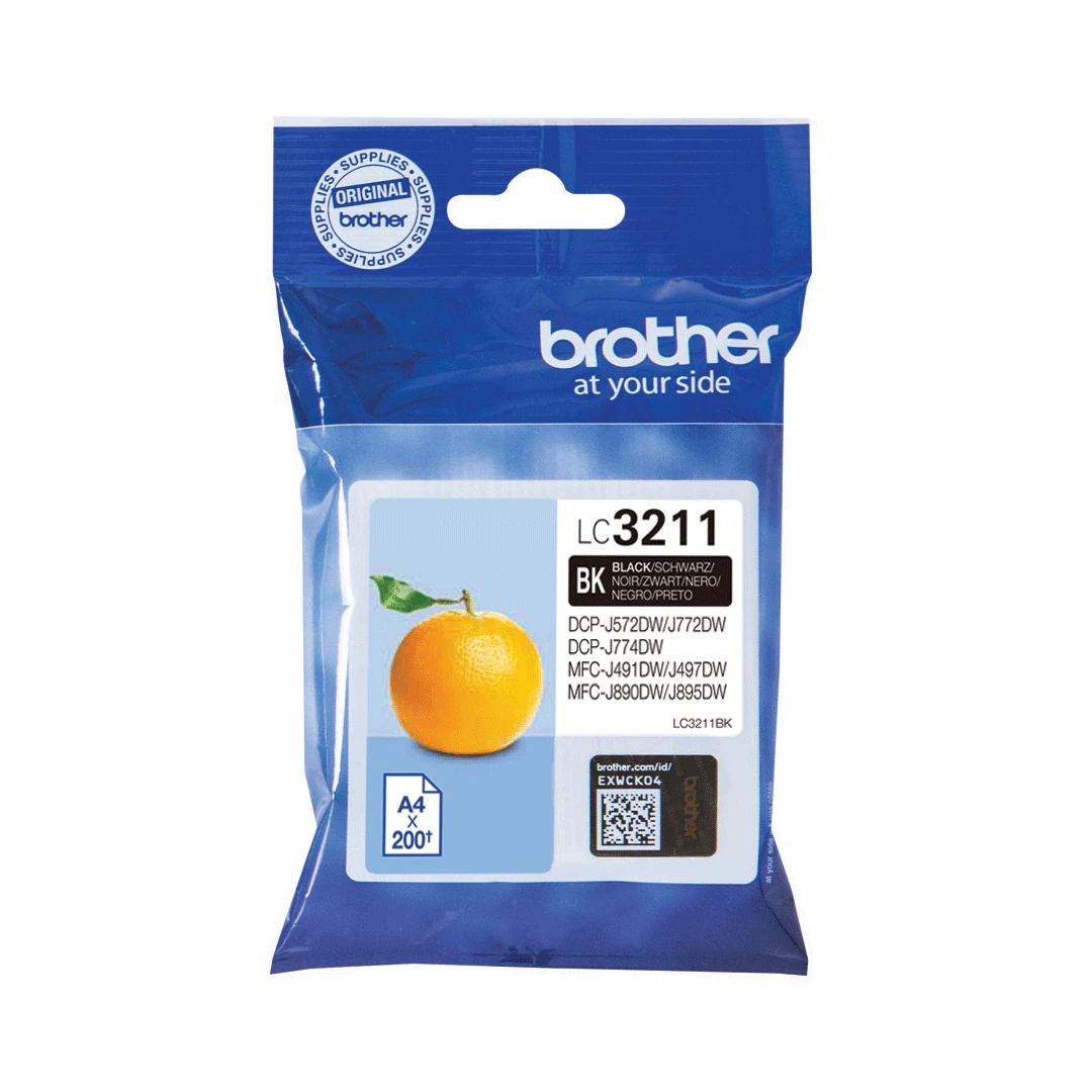 Brother LC3211 Black Printer Ink Cartridge Original (LC3211BK) by Ink Cartridges Ireland