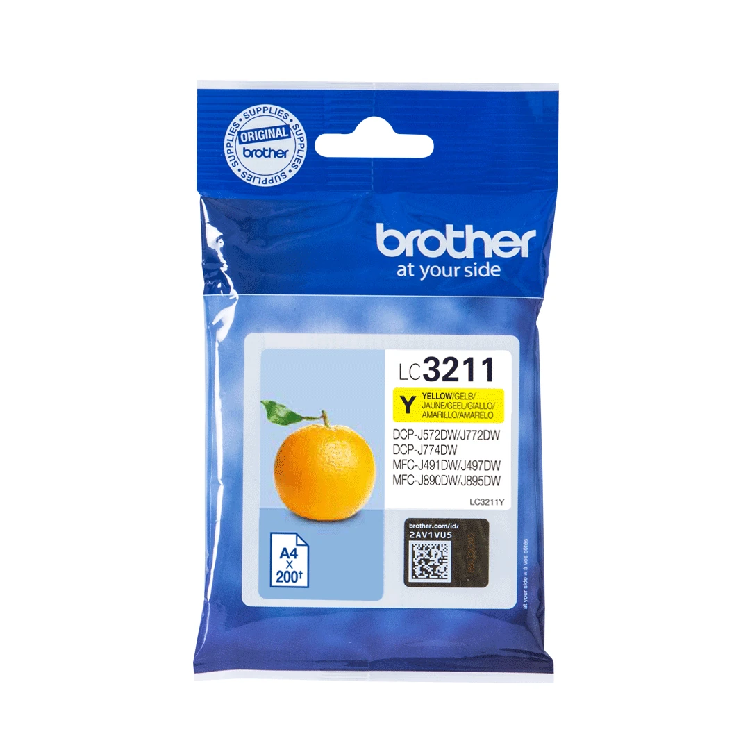 Brother LC3211 Yellow Printer Ink Cartridge Original (LC3211Y) by Ink Cartridges Ireland