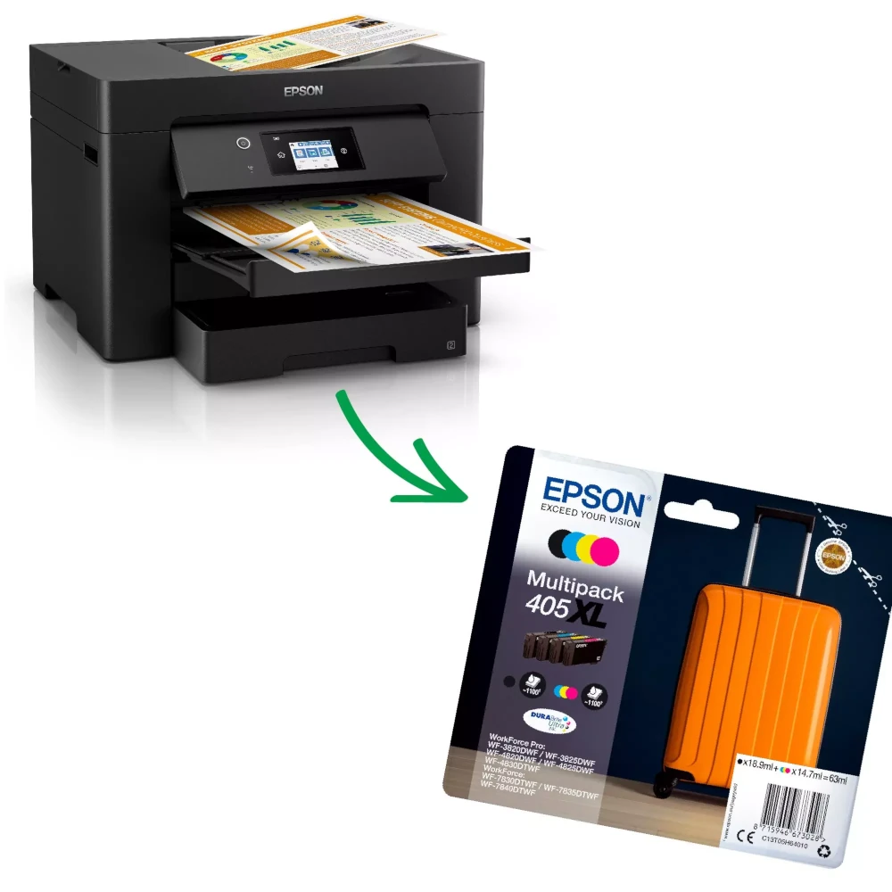 Epson WorkForce WF-7830DTWF A3 Printer by Ink Cartridges Ireland