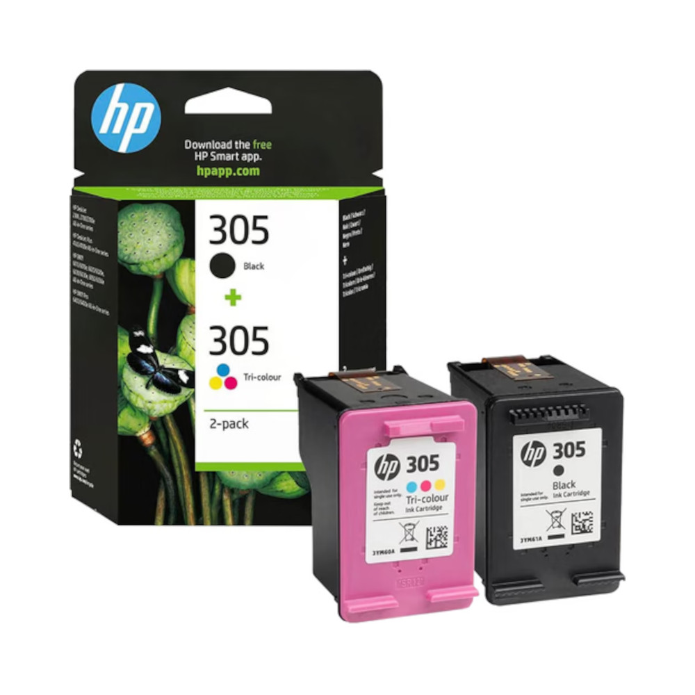 HP 305 Twin Pack Original Ink Cartridges by Ink Cartridges Ireland