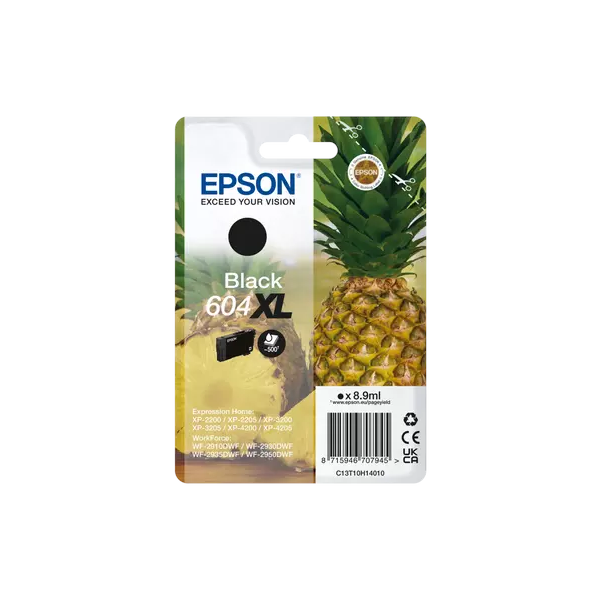 Epson 604XL Original Inkjet Cartridge Black (C13T10H14010) by Ink Cartridges Ireland