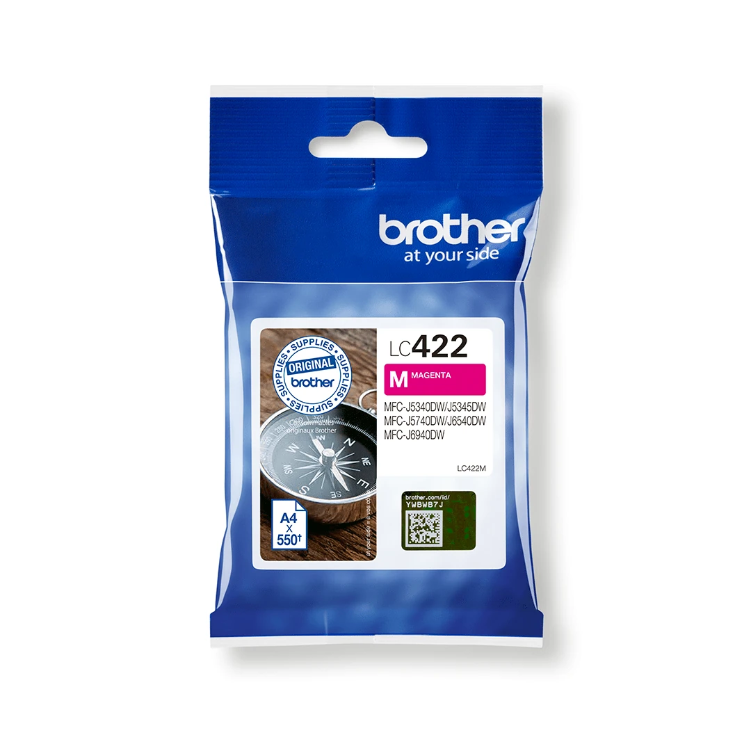 Brother LC422 Magenta Printer Ink Cartridge Original (LC422M) by Ink Cartridges Ireland