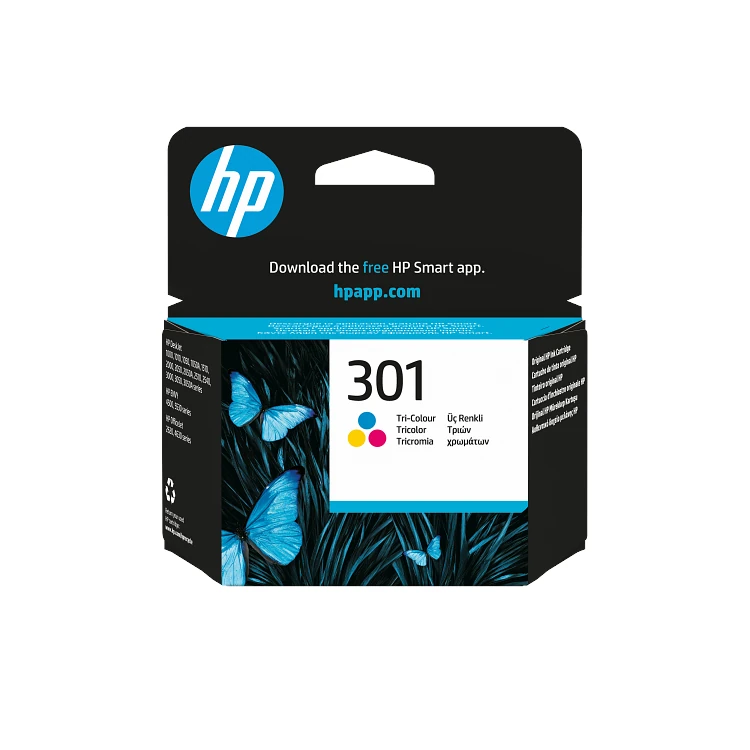 HP 301 Colour Printer Ink Cartridge Original (CH562EE) by Ink Cartridges Ireland