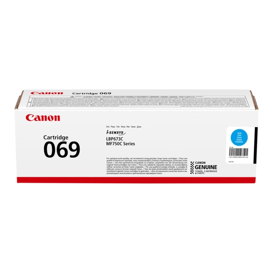 Canon 069 Cyan Original Printer Ink Toner Cartridge by Ink Cartridges Ireland