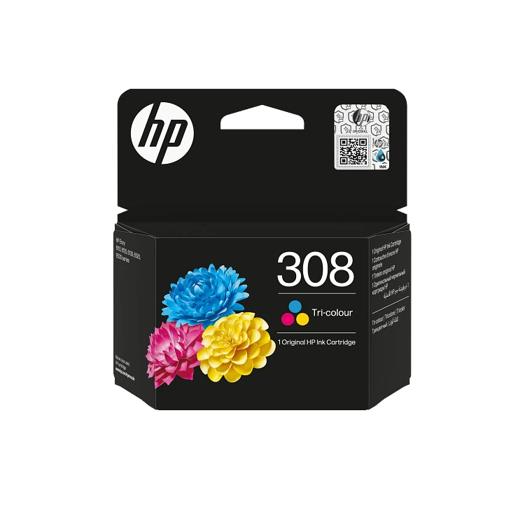 HP 308 Tri-Colour Printer Ink Cartridge Original (7FP20UE) by Ink Cartridges Ireland